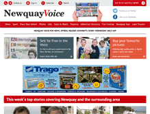 Tablet Screenshot of newquay-voice.co.uk